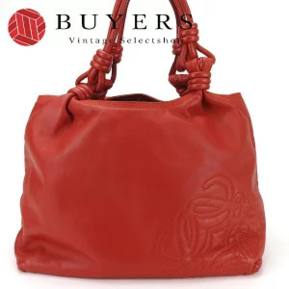 Loewe handbag nappa leather anagram red hand bag